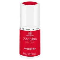 Alessandro Gel Nagellak|Striplac Peel Or Soak 144 Secret Red