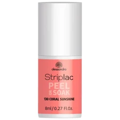 Alessandro Gel Nagellak|Striplac Peel Or Soak 130 Coral Sunshine