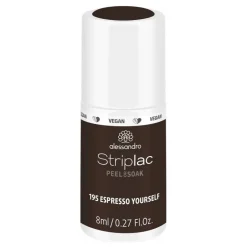 Alessandro Gel Nagellak|Striplac Peel Or Soak 195 Espresso Yourself