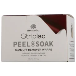 Alessandro Nagellak Remover|Striplac Peel Or Soak Off Remover Wraps 50 stuks