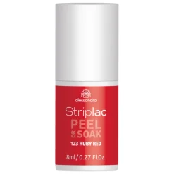 Alessandro Gel Nagellak|Striplac Peel Or Soak 123 Ruby Red