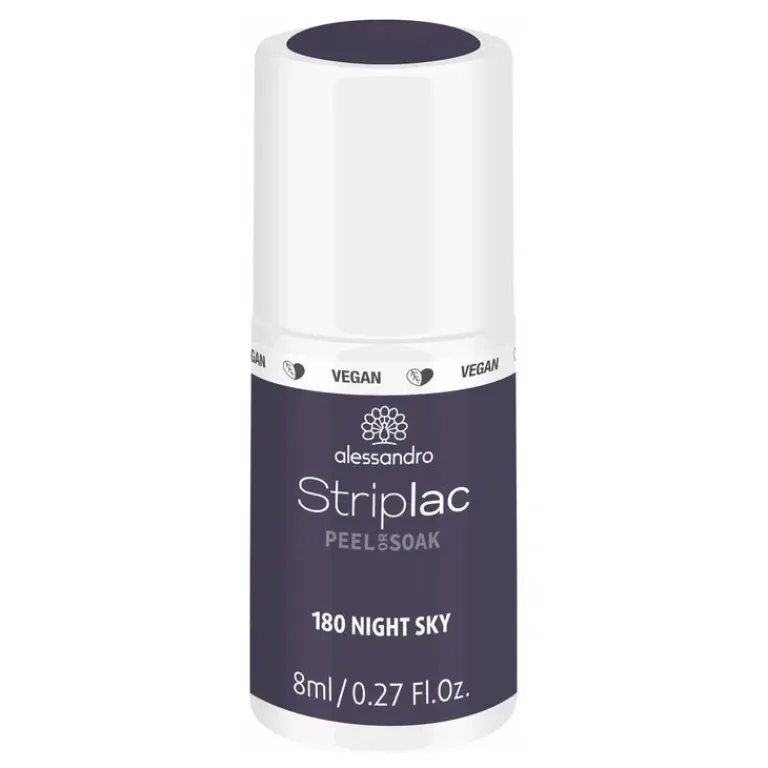 Alessandro Gel Nagellak|Striplac Peel Or Soak 180 Night Sky