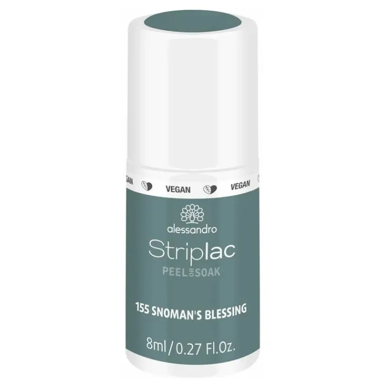 Alessandro Gel Nagellak|Striplac Peel Or Soak 155 Snoman's Blessing