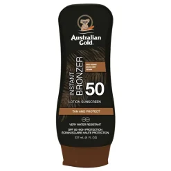 Australian Gold Zonbescherming|Instant Bronzer Zonbescherming SPF 50