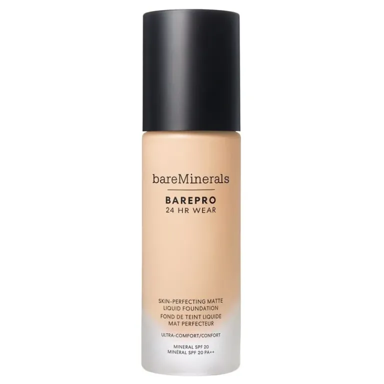 BareMinerals Foundation|BarePro 24HR Wear Matte Liquid Foundation SPF 20 Fair 17 Neutral