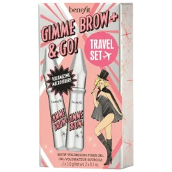 Benefit Wenkbrauw Make-Up|Gimme Brow+ & Go Brow Volumizing Fiber Gel Set 3 Neutral Light Brown