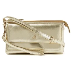 dR Amsterdam Clutch|Clutch Metallics Light Gold