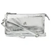 dR Amsterdam Clutch|Clutch Metallics Silver