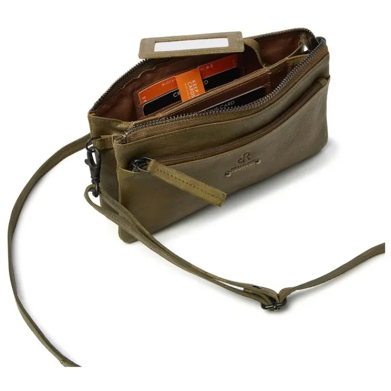 dR Amsterdam Clutch|Clutch Olive