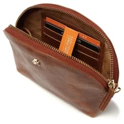 dR Amsterdam Make-Up Tasje|Make-up Tasje Milan Cognac