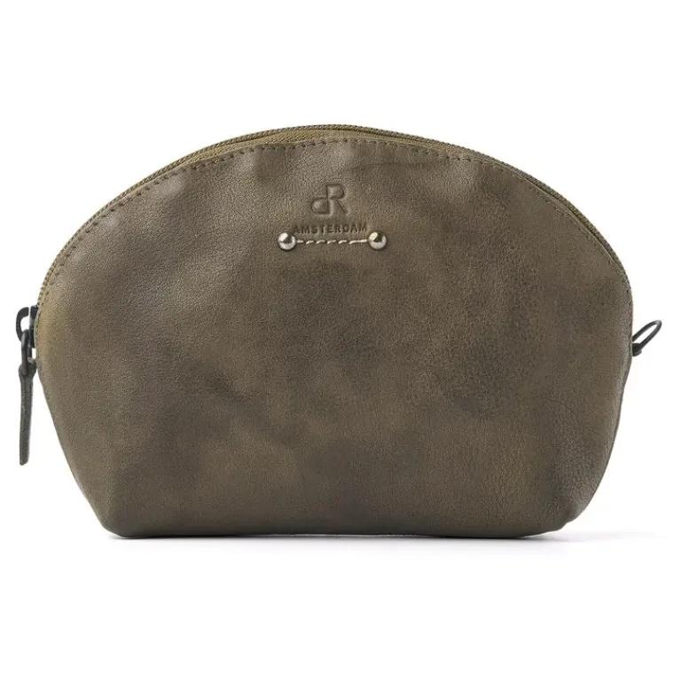 dR Amsterdam Make-Up Tasje|Make-up Tasje Olive
