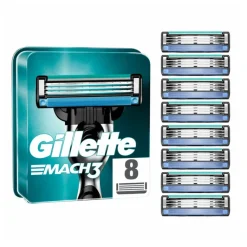 Gillette Baard- En Scheerproducten|Mach 3 8 refill scheermesjes