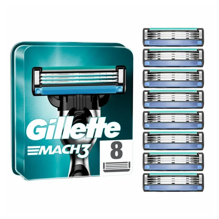 Gillette Baard- En Scheerproducten|Mach 3 8 refill scheermesjes