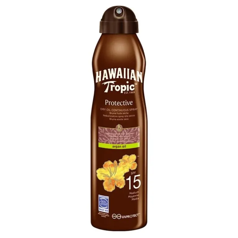 Hawaiian Tropic Zonbescherming|Dry Argan Oil SPF 15