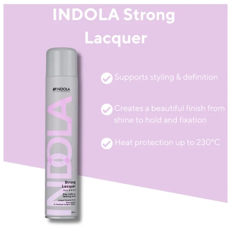 Indola Styling Spray|Care & Style Finish Strong Lacquer