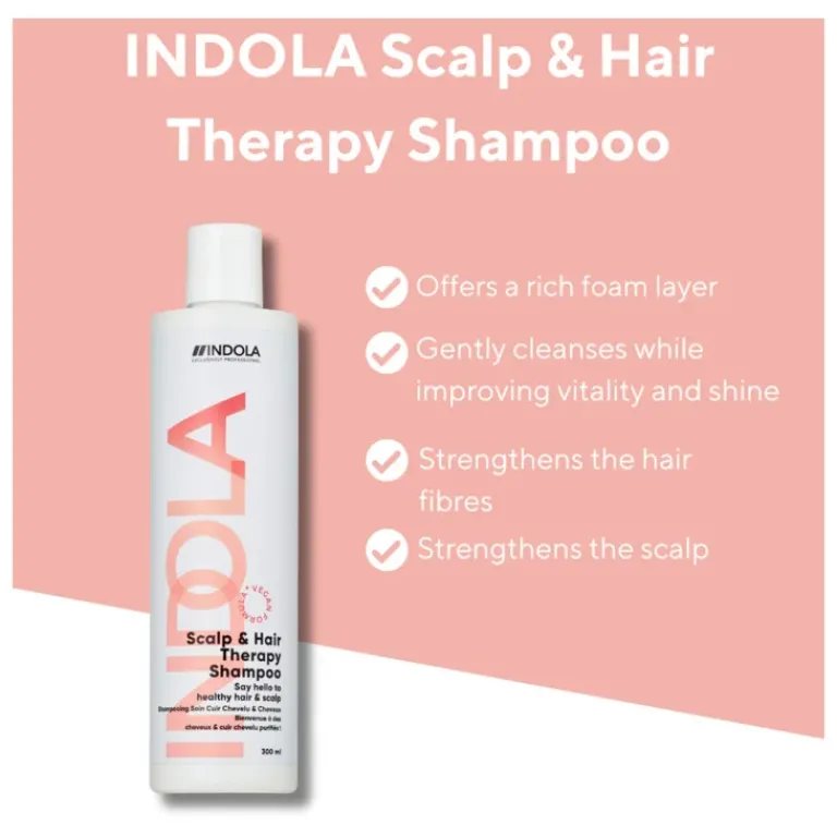 Indola Shampoo|Care & Style Scalp & Hair Therapy Shampoo