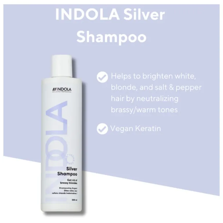 Indola Shampoo|Care & Style Zilvershampoo