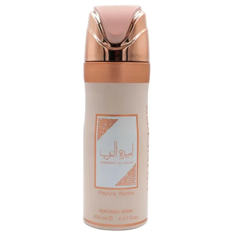 Lattafa Dames Bodyproducten|Ameerat Al Arab Prive Rose Deodorant spray