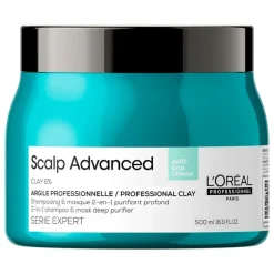 L'Oréal Professionnel Shampoo|Serie Expert Scalp Advanced Anti-Oiliness 2-in-1 Shampoo & Mask