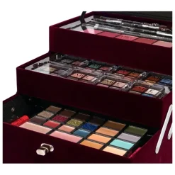 Zmile Cosmetics Make-Up Koffers|Make-up Koffer Velvety Dark Berry 74-delig 32 x Oogschaduw