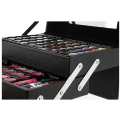Zmile Cosmetics Make-Up Koffers|Make-up Koffer Zwart 81-delig 45 x Oogschaduw