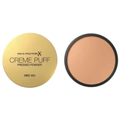 Max Factor Foundation|Creme Puff Pressed Powder Foundation 55 Candle Glow