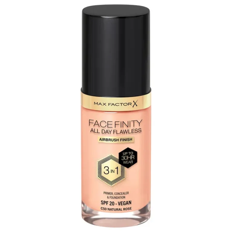 Max Factor Foundation|Facefinity All Day Flawless 3 in 1 Foundation SPF 20 N75 Golden