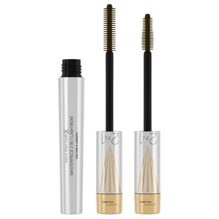 Max Factor Mascara|False Lash Masterpiece 2 in 1 Lash Wow 02 Black Brown