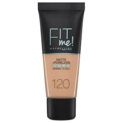 Maybelline Foundation|Fit Me! Matte+ Poreless Liquid Foundation 110 porcelain
