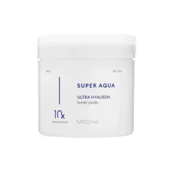 Missha Gezichtsreiniging|Super Aqua Ultra Hyalron Toner 90 pads