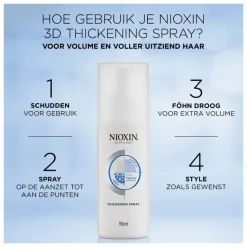 Nioxin Styling Spray|3D Styling Thickening Spray