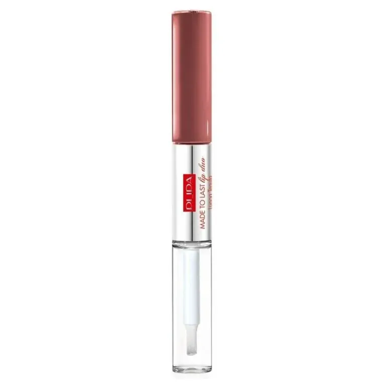 Pupa Lipstick|Made to Last Lip Duo Lipstick 011 Natural Brown