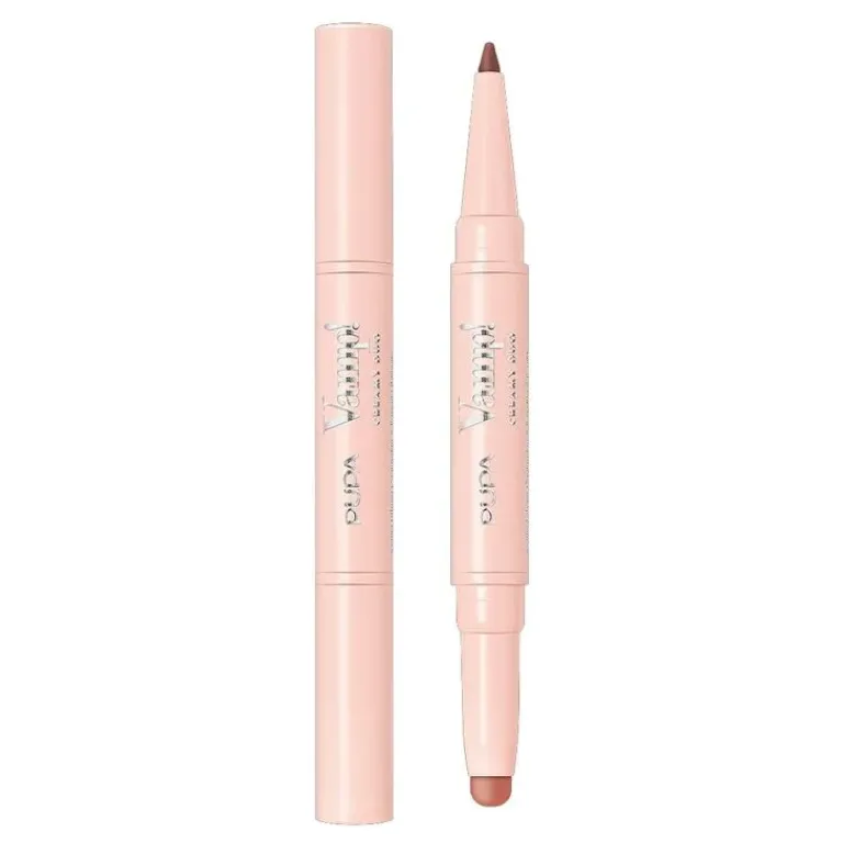 Pupa Lipliner|Vamp! Creamy Duo 007 Peach Nude