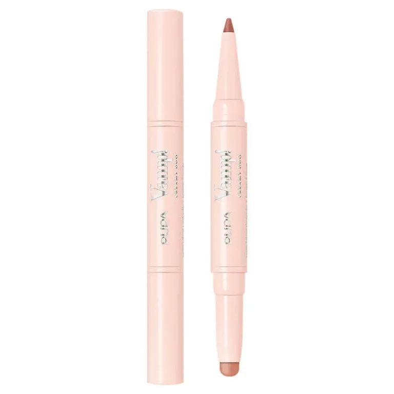 Pupa Lipliner|Vamp! Creamy Duo 007 Peach Nude
