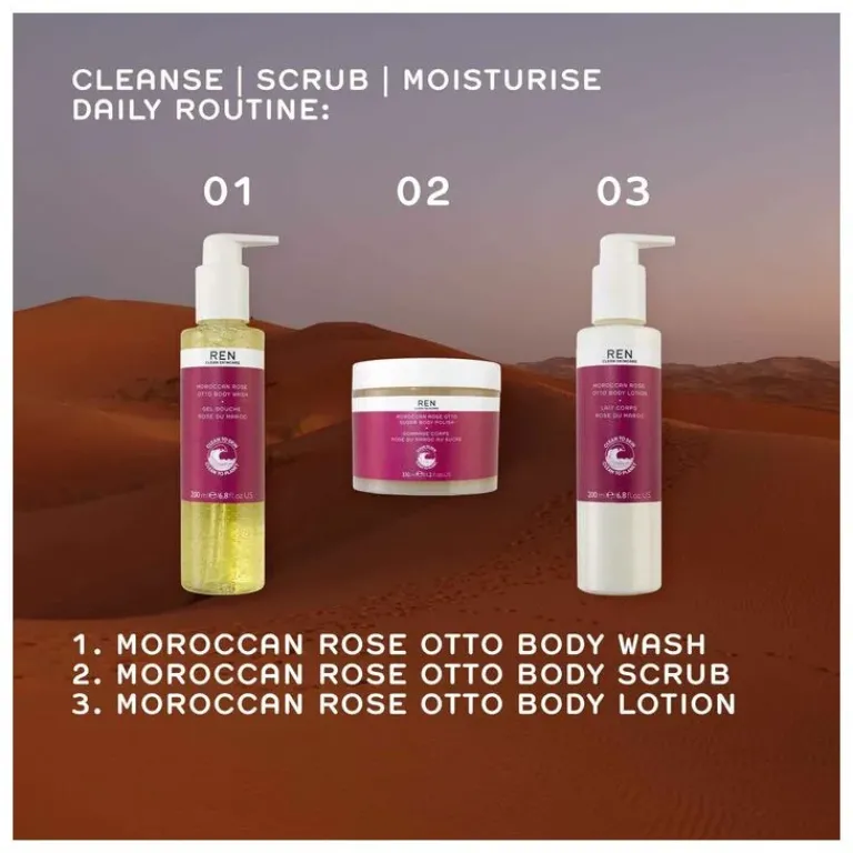 REN Moisturizer|Moroccan Rose Otto Body Lotion