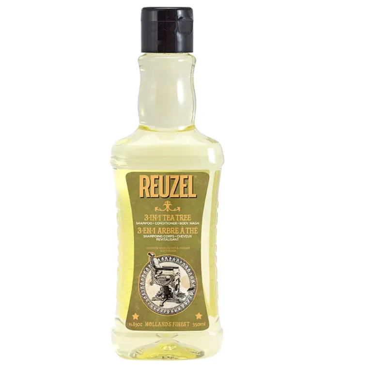 Reuzel Heren Haarverzorging|3in1 Tea Tree Shampoo, Conditioner and Body Wash