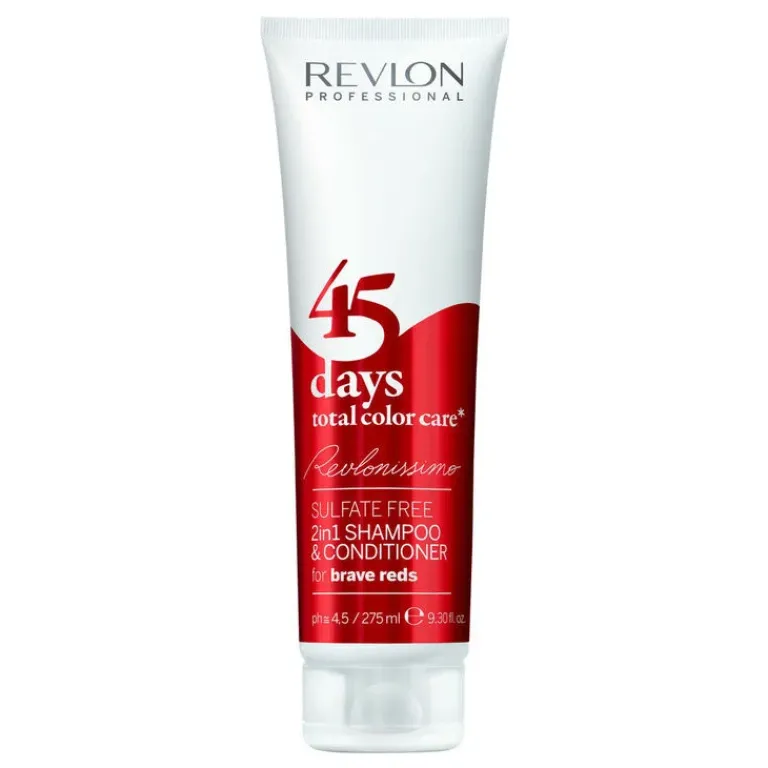 Revlon Shampoo|45 Days Color Shampoo & Conditioner Brave Reds