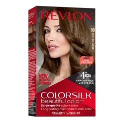 Revlon Haarkleuring|ColorSilk Beautiful Color 50 Light Ash Brown
