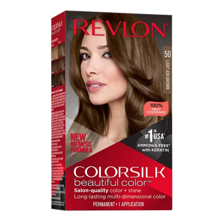 Revlon Haarkleuring|ColorSilk Beautiful Color 50 Light Ash Brown