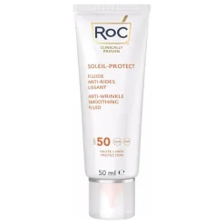 Roc Zonbescherming|Soleil-Protect Anti Wrinkle Smoothing Fluid SPF 50