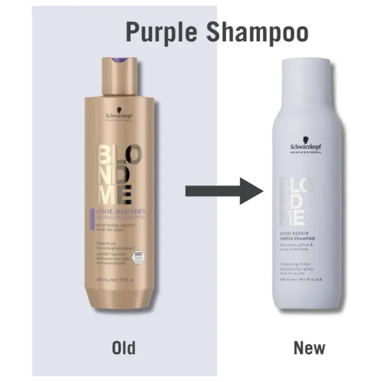 Schwarzkopf Professional Shampoo|BlondMe Bond Repair Purple Shampoo