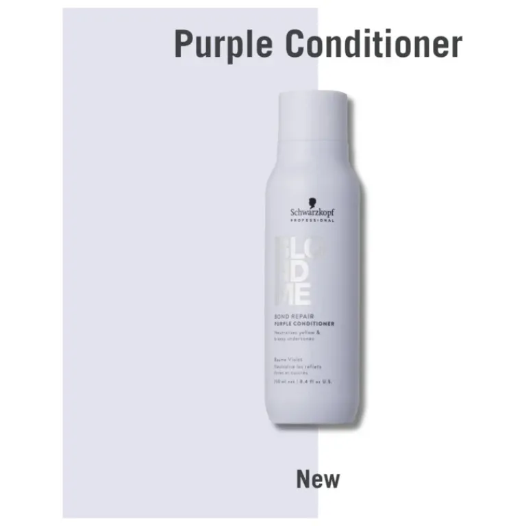 Schwarzkopf Professional Conditioner|BlondMe Bond Repair Purple Conditioner