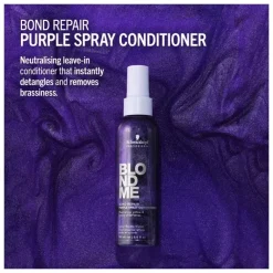 Schwarzkopf Professional Conditioner|BlondMe Bond Repair Purple Spray Conditioner