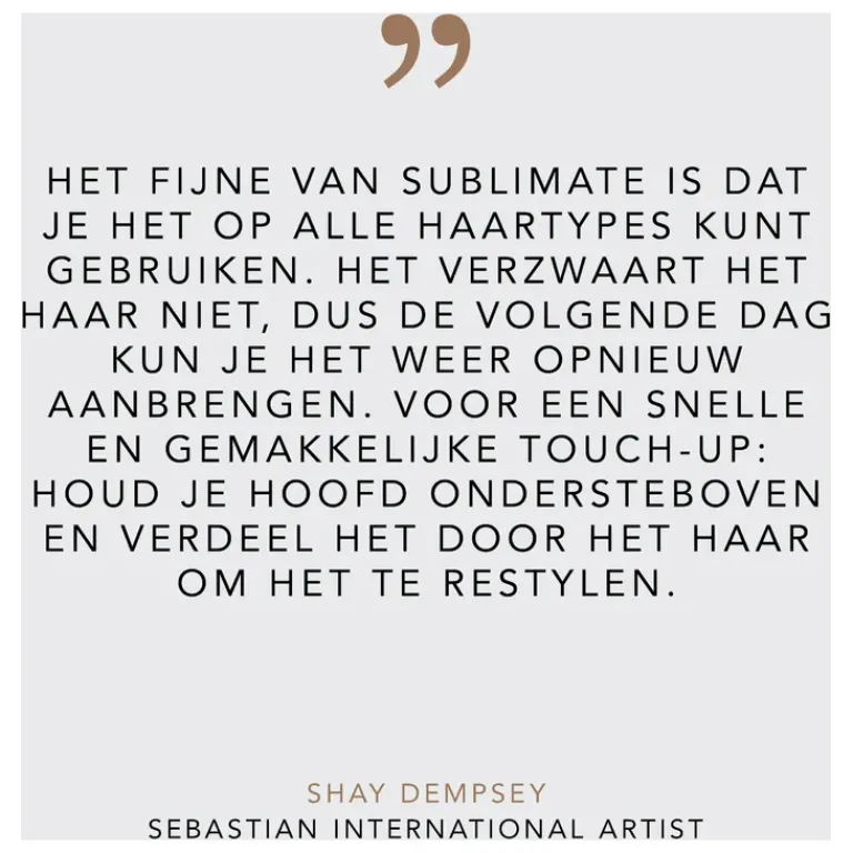 Sebastian Professional Haarcrème|Sublimate Haarcreme