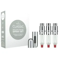 Travalo Parfumverstuiver|Classic Refill Set Zilver