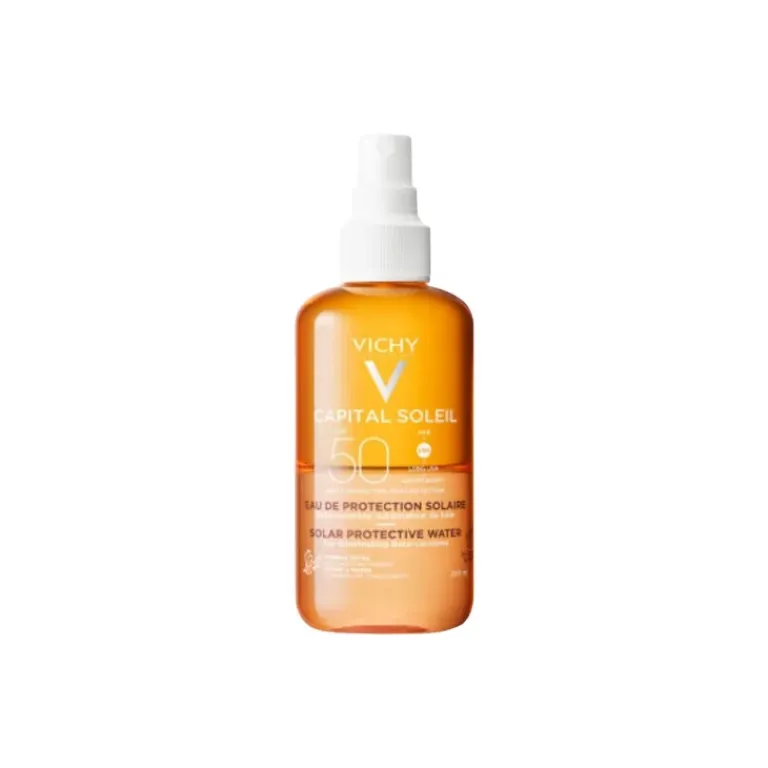 Vichy Zonbescherming|Capital Soleil Protective Water Enhanced Tan Zonbescherming SPF 50